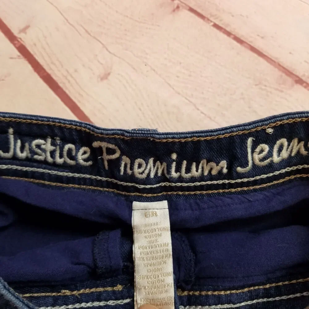 Justice denim skort 6R
